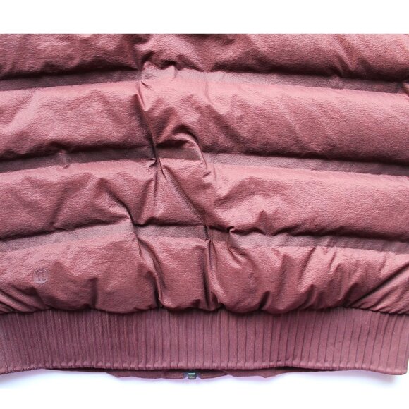 Lululemon Down and Around Bomber Reversible / Size 4 / Dark Cedar Goose Down - Picture 10 of 13